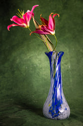 Mid-Century Waves Murano Vase